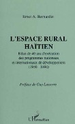 L'espace rural haïtien - Bernardin