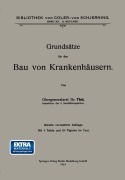 Cover-Bild zum Titel 'Grundsätze für den Bau von Krankenhäusern' von 'Johannes Thel'