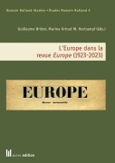 Cover-Bild zum Titel 'L'Europe dans la revue Europe (1923-2023)' von ''