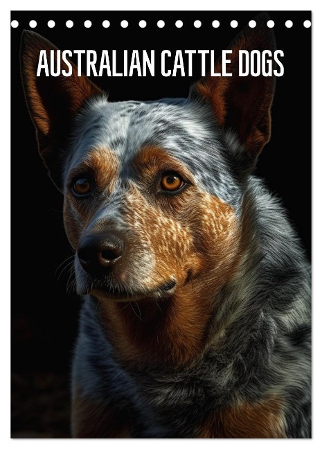 Australian Cattle Dogs (Tischkalender 2025 DIN A5 hoch), CALVENDO Monatskalender - Tim Alberts