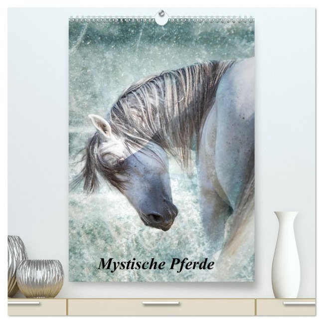 Mystische Pferde (hochwertiger Premium Wandkalender 2026 DIN A2 hoch), Kunstdruck in Hochglanz - Studio Fotodreams. De