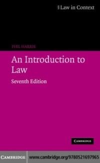 Introduction to Law - Phil Harris