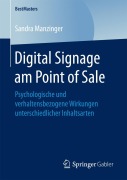 Cover-Bild zum Titel 'Digital Signage am Point of Sale' von 'Sandra Manzinger'
