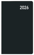 Cover-Bild zum Titel 'Taschenkalender Pluto geheftet Karton schwarz 2026' von ''
