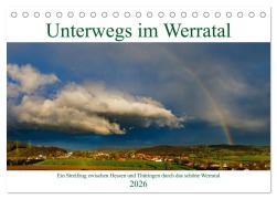 Cover-Bild zum Titel 'Unterwegs im Werratal (Tischkalender 2026 DIN A5 quer), CALVENDO Monatskalender' von 'Roland Brack'