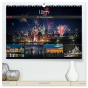 Ulm für Nachtspatzen (hochwertiger Premium Wandkalender 2026 DIN A2 quer), Kunstdruck in Hochglanz - Trancerapid Photography