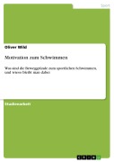 Cover-Bild zum Titel 'Motivation zum Schwimmen' von 'Oliver Wild'