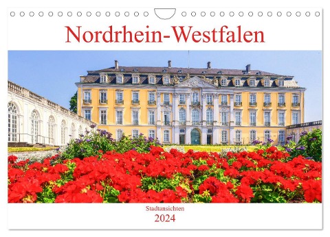 Nordrhein-Westfalen - Stadtansichten (Wandkalender 2024 DIN A4 quer), CALVENDO Monatskalender - Bettina Hackstein