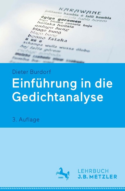 Einführung in die Gedichtanalyse - Dieter Burdorf