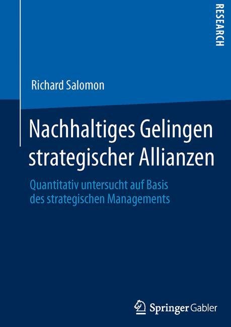 Nachhaltiges Gelingen strategischer Allianzen - Richard Salomon