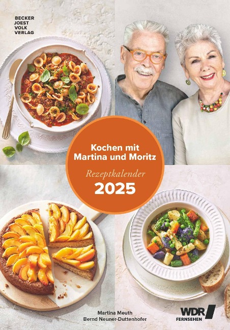 Kochen mit Martina und Moritz 2025 - schnell und einfach = einfach gut - Bild-Kalender 23,7x34 cm - Küchen-Kalender - gesunde Ernährung - mit 26 Rezepten - Wand-Kalender - 