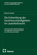 Cover-Bild zum Titel 'Die Entwicklung der Gerichtszuständigkeiten im Lauterkeitsrecht' von 'Maurice Goebel'