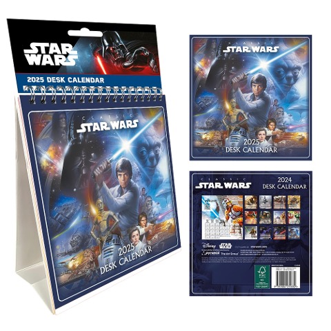 Star Wars Classics 2025 Tischkalender 16 x 17cm - 
