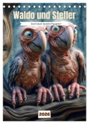 Cover-Bild zum Titel 'Waldo und Stefler (Tischkalender 2026 DIN A5 hoch), CALVENDO Monatskalender' von 'Harald Laier'