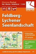 Cover-Bild zum Titel 'Klemmer Pocket Rad-, Wander- und Paddelkarte Feldberg - Lychener Seenlandschaft 1 : 50 000' von ''