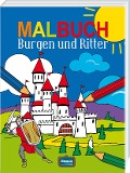 Cover-Bild zum Titel 'Malbuch Burgen und Ritter' von ''