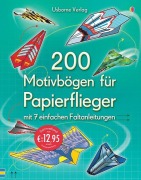 200 Motivbögen für Papierflieger - 