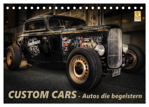 Custom Cars - Autos die begeistern (Tischkalender 2024 DIN A5 quer), CALVENDO Monatskalender - Eleonore Swierczyna