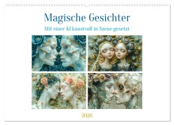 Cover-Bild zum Titel 'Magische Gesichter (Wandkalender 2026 DIN A2 quer), CALVENDO Monatskalender' von 'Steffen Gierok-Latniak'