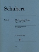 Cover-Bild zum Titel 'Schubert, Franz - Klaviersonate G-dur op. 78 D 894' von 'Franz Schubert'