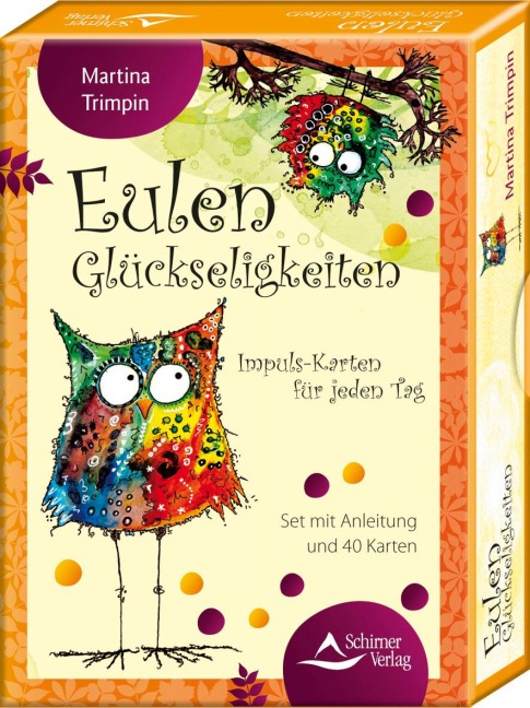 Eulen-Glückseligkeiten - Impuls-Karten für jeden Tag - Martina Trimpin