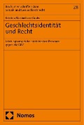 Cover-Bild zum Titel 'Geschlechtsidentität und Recht' von 'Kristina Maximiliane Grohs'