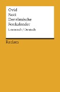 Cover-Bild zum Titel 'Fasti / Der römische Festkalender' von 'Ovid'