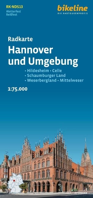 Radkarte Hannover und Umgebung (RK-NDS13) - 