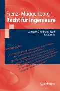 Cover-Bild zum Titel 'Recht für Ingenieure' von 'Walter Frenz, Hans-Jürgen Müggenborg'