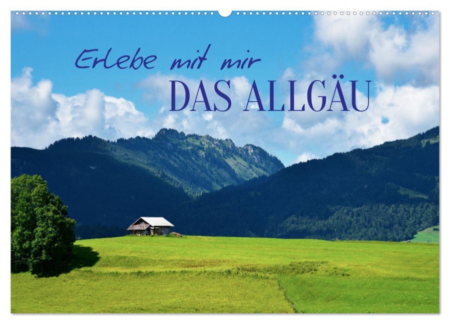 Erlebe mit mir das Allgäu (Wandkalender 2026 DIN A2 quer), CALVENDO Monatskalender - Nadine Büscher
