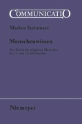 Cover-Bild zum Titel 'Menschenwissen' von 'Markus Steinmayr'