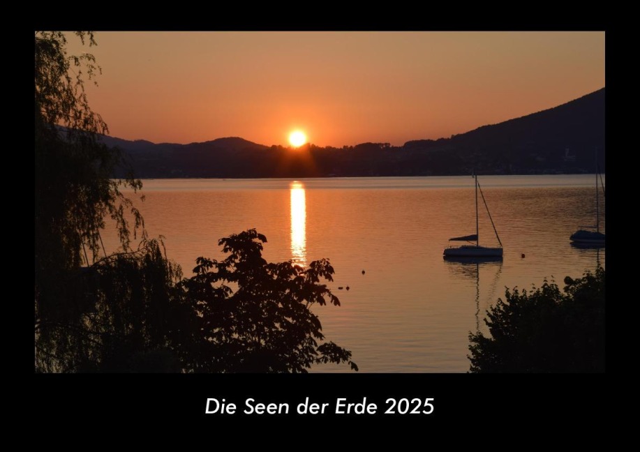 Die Seen der Erde 2025 Fotokalender DIN A3 - Tobias Becker