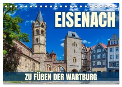Cover-Bild zum Titel 'Eisenach - zu Füßen der Wartburg (Tischkalender 2026 DIN A5 quer), CALVENDO Monatskalender' von 'Val Thoermer'