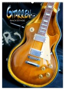 Gitarren backstage (Wandkalender 2025 DIN A2 hoch), CALVENDO Monatskalender - Renate Bleicher