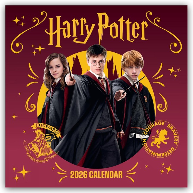 Harry Potter - Offizieller Kalender 2026 - Wandkalender - Danilo Promotion Ltd