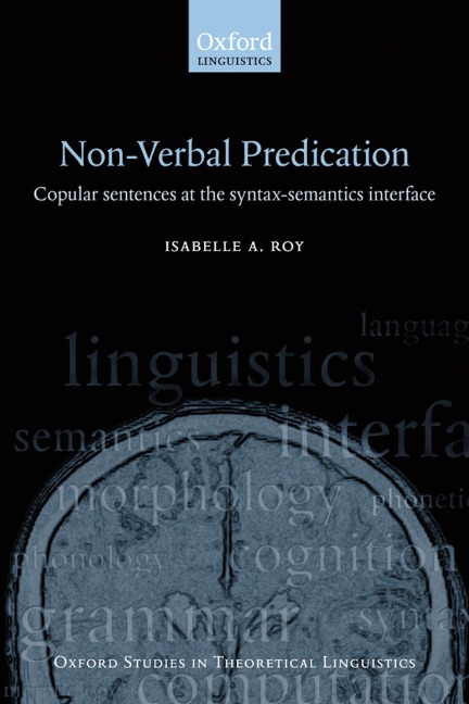 Nonverbal Predication - Isabelle Roy