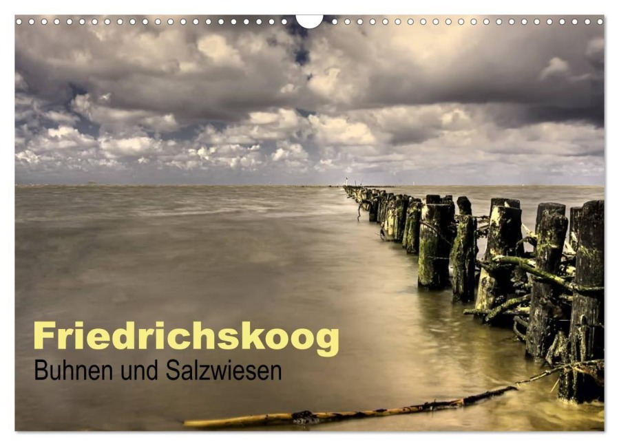 Friedrichskoog Buhnen und Salzwiesen (Wandkalender 2027 DIN A3 quer), CALVENDO Monatskalender - Ppicture Petra Voß