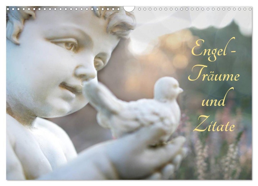 Engel - Träume und Zitate (Wandkalender 2026 DIN A3 quer), CALVENDO Monatskalender - Tanja Riedel