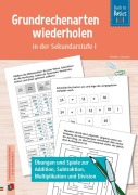 Cover-Bild zum Titel 'Grundrechenarten wiederholen in der Sekundarstufe I' von 'Wiebke Salzmann'