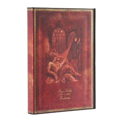 Paperblanks Mary Shelley, Frankenstein Embellished Manuscripts Collection Hardcover Journal Ultra Lined Wrap 144 Pg 120 GSM - 