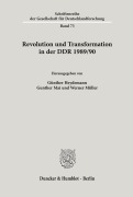 Cover-Bild zum Titel 'Revolution und Transformation in der DDR 1989/90.' von ''