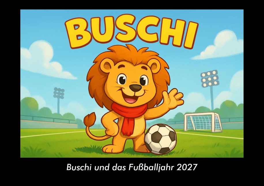 Buschi und das Fußballjahr 2027 Fotokalender DIN A3 - Tobias Schmitt, Kevin Heber
