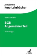 Cover-Bild zum Titel 'BGB Allgemeiner Teil' von 'Helmut Köhler, Heinrich Lange'