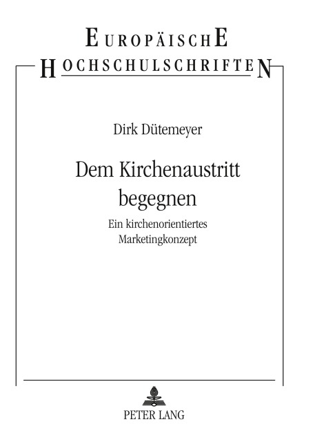 Dem Kirchenaustritt begegnen - Dirk Dütemeyer