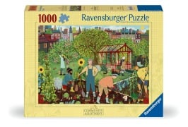 Cover-Bild zum Titel 'Erwachsenenpuzzle 1000 Teile - Gemeinschaftsgarten' von ''