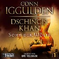 Cover-Bild zum Titel 'Dschingis Khan - Sohn der Wölfe' von 'Conn Iggulden'