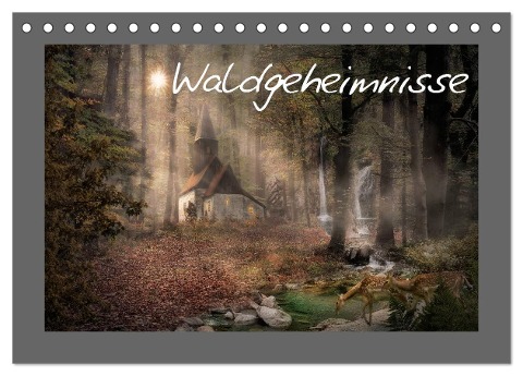 Waldgeheimnisse (Tischkalender 2024 DIN A5 quer), CALVENDO Monatskalender - Simone Wunderlich