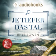 Cover-Bild zum Titel 'Je tiefer das Tal - Ein Wales-Krimi' von 'Rhys Bowen'