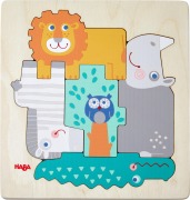 Cover-Bild zum Titel 'Holzpuzzle Tierisch wild' von ''