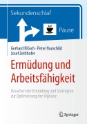 Cover-Bild zum Titel 'Ermüdung und Arbeitsfähigkeit' von 'Gerhard Klösch, Josef Zeitlhofer, Peter Hauschild'